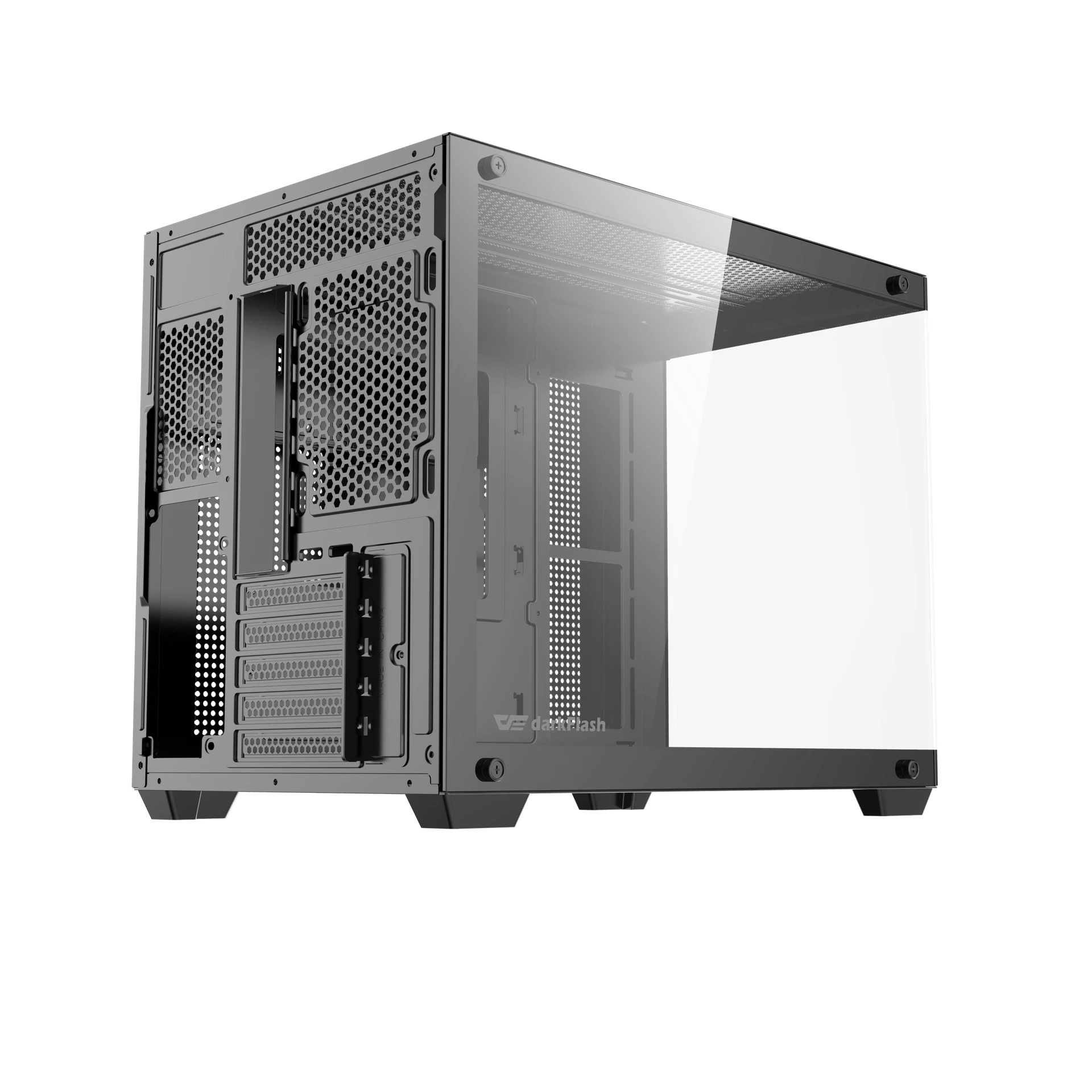 Darkflash кутия Case mATX - B275 PRO Black - 6 x 120 mm Infinity Mirror A-RGB