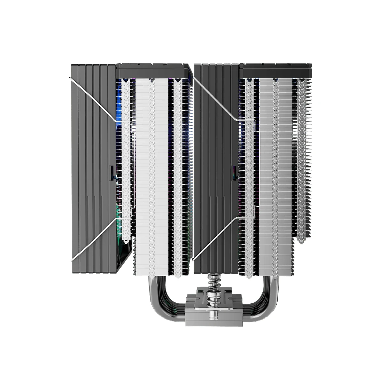 1stPlayer охладител CPU Cooler CRYO CY12LD Black - LGA1851/AM5, Dual-Tower, ARGB