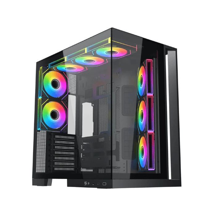 Xigmatek кутия Case ATX - Aqua 7 - 8 ARGB Fans, USB-C