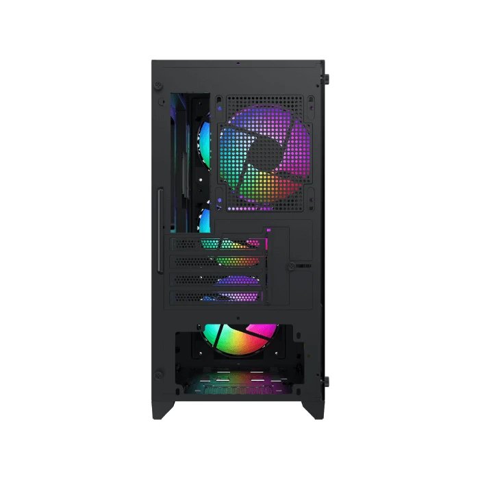 Xigmatek кутия Case mATX - NYX II - 4 RGB Fans