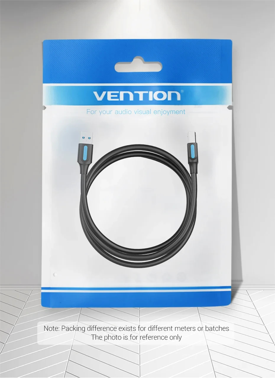 Vention Кабел USB 3.0 AM / BM - 0.5M Black - COOBD