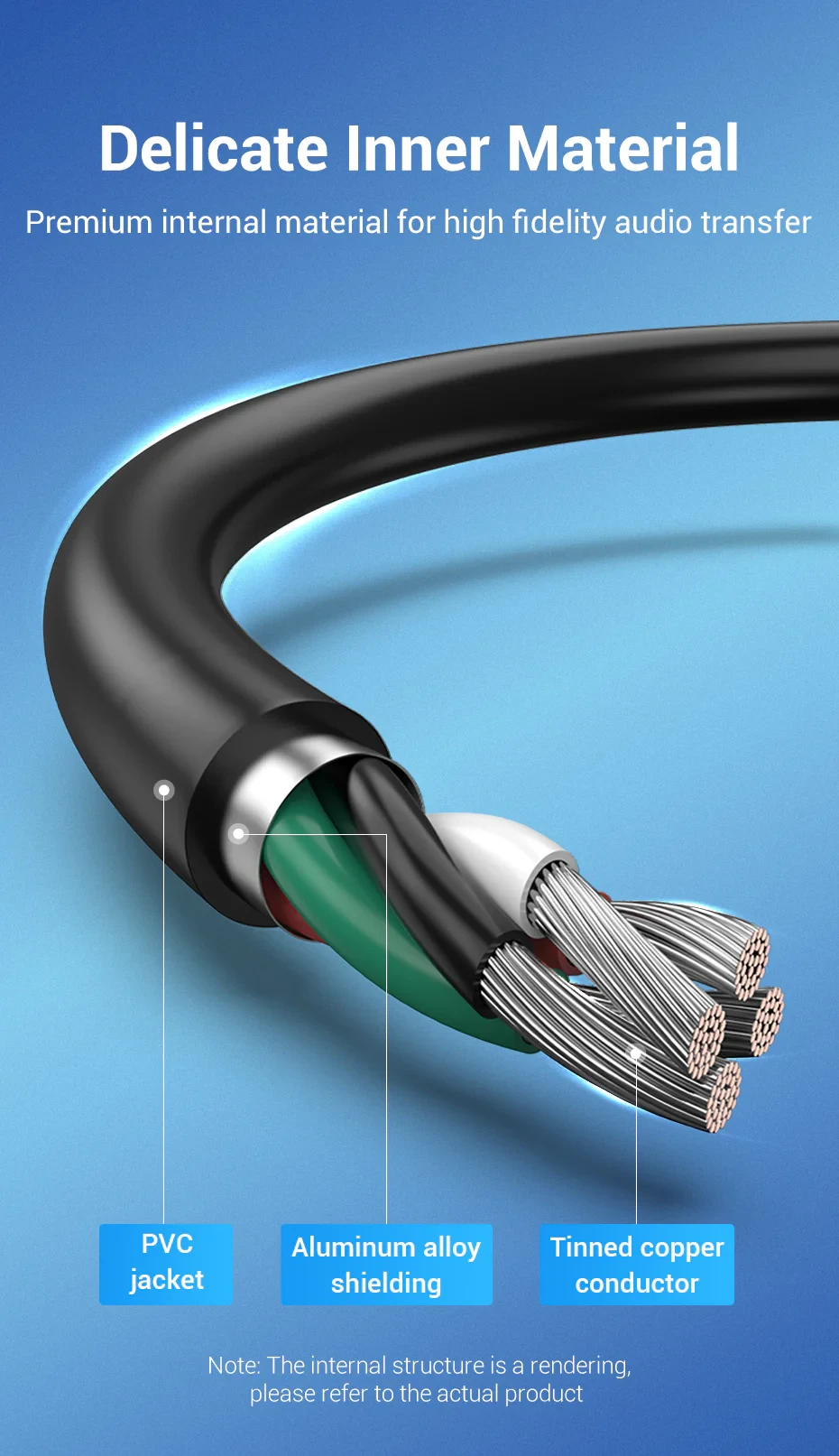 Vention външна звукова карта USB Sound card - CDYB0