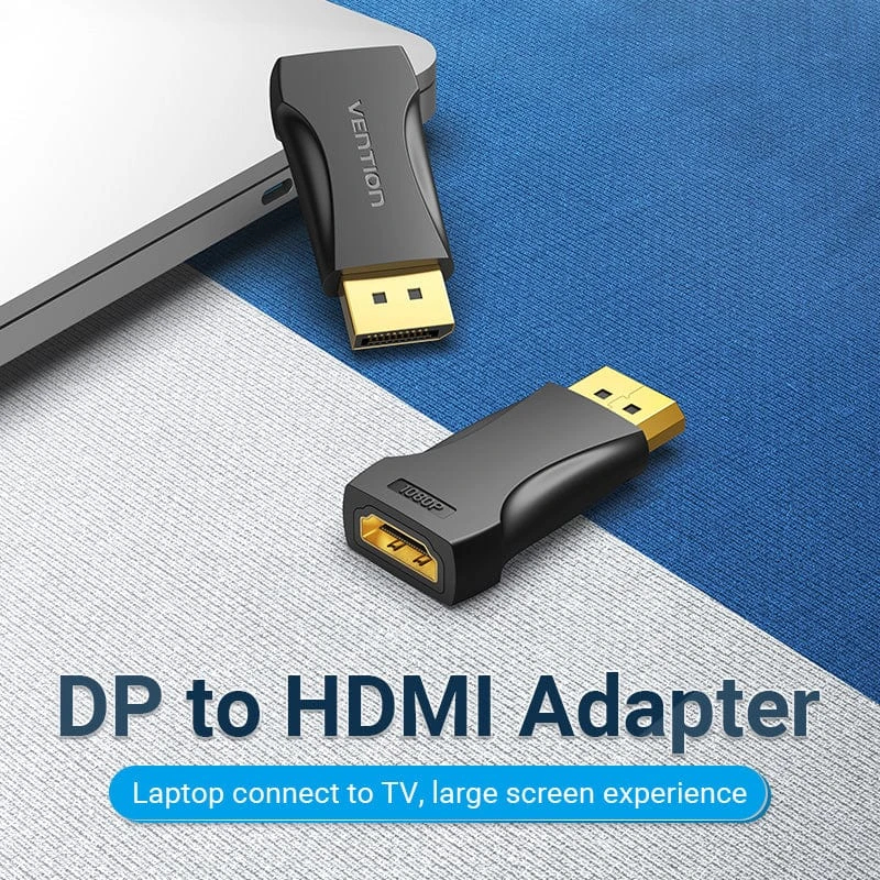Vention адаптер Adapter DisplayPort DP M / HDMI F Gold plated - HBOB0