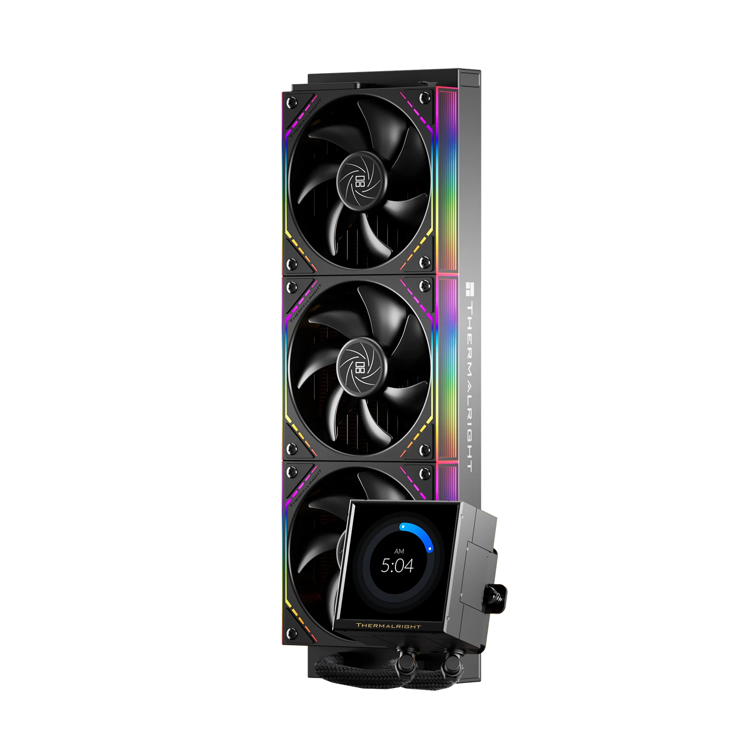 Thermalright водно охлаждане Water Cooling Peerless Vision 360 ARGB Black - 3.95 inch IPS LCD Display