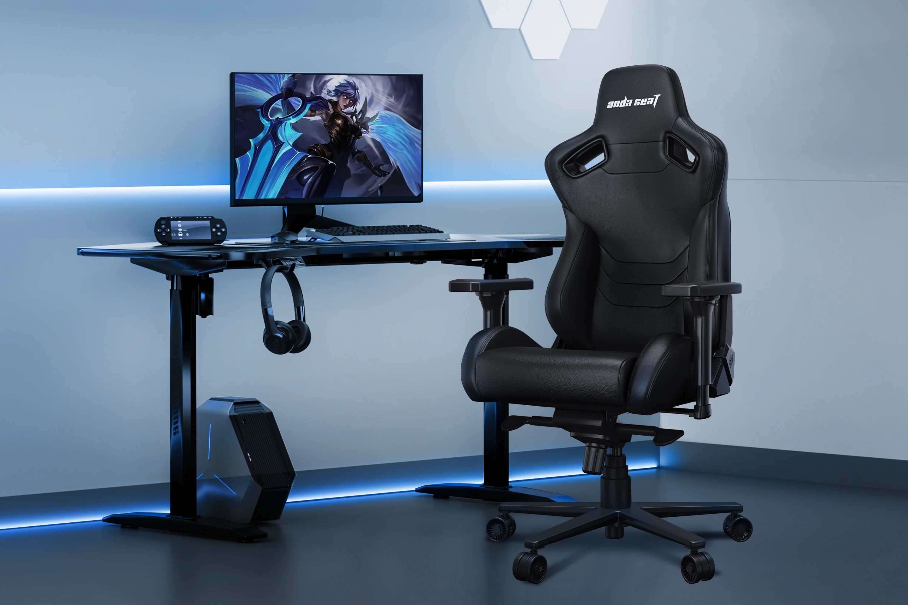 Anda Seat геймърски стол Gaming Chair Kaiser 2 Pro - Lether Black