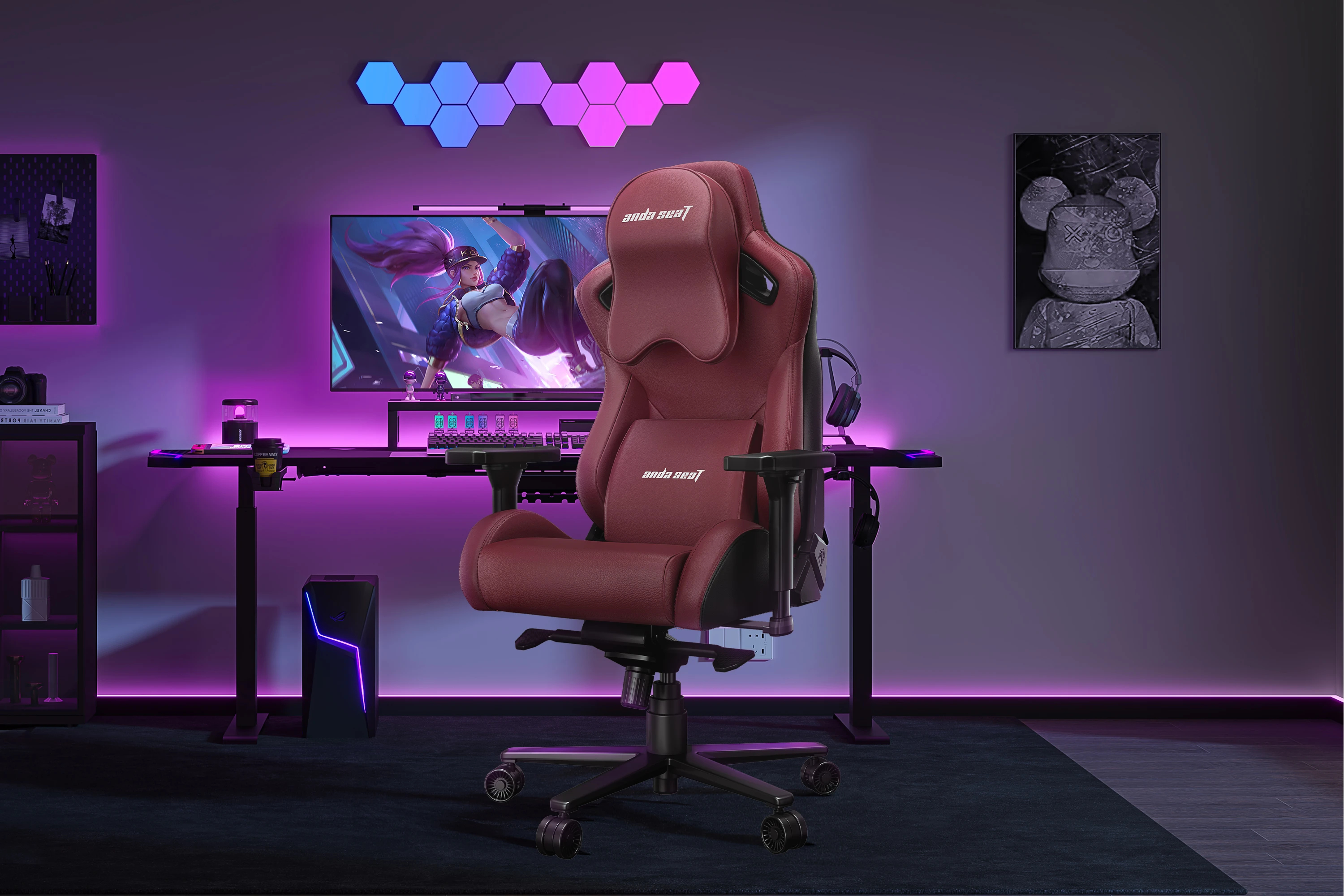 Anda Seat геймърски стол Gaming Chair Kaiser 2 Pro - Lether Black