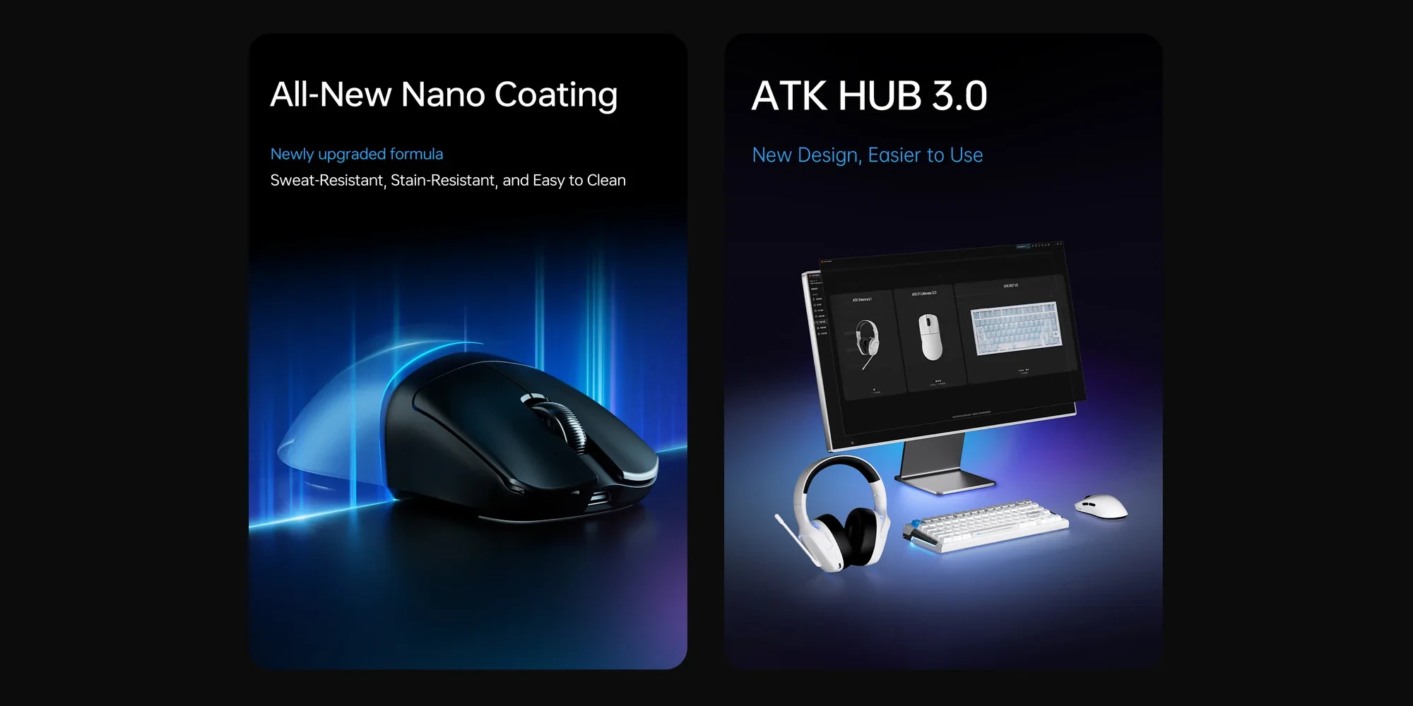 ATK професионална геймърска мишка Wireless Gaming Mouse F1 Ultimate 2.0 - 8K, Black