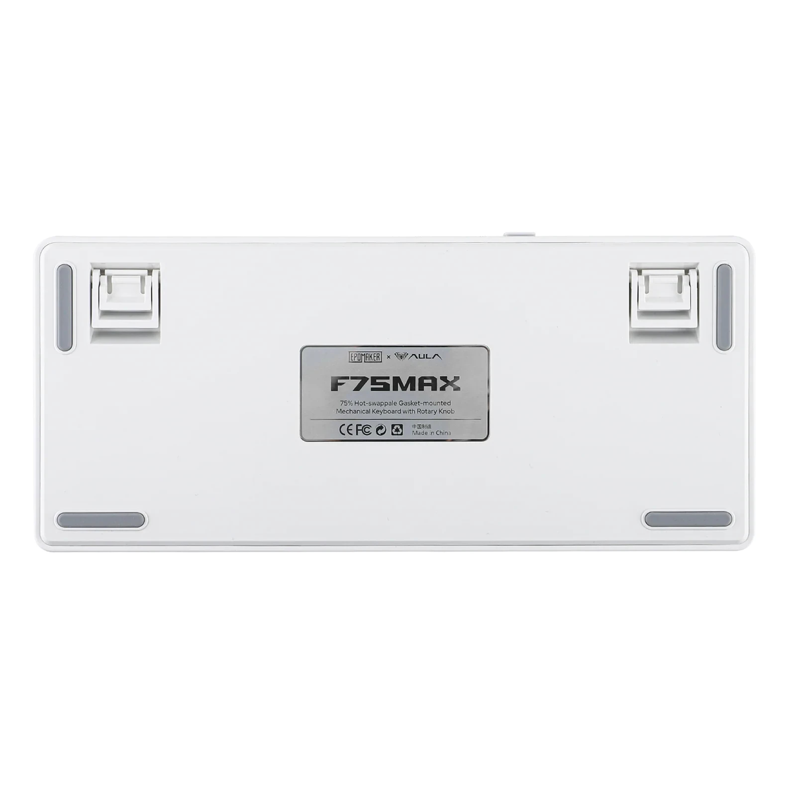 Aula геймърска механична клавиатура Wireless Gaming Mechanical Keyboard F75 MAX - Reaper Switch [Linear] (English US), White, Blue, Purple