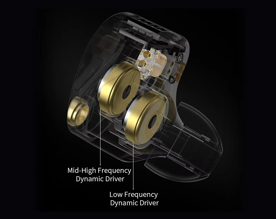 KZ професионални слушалки Hi-Fi In-Ear-Monitors - Castor Pro Silver Mic - Harman Edition