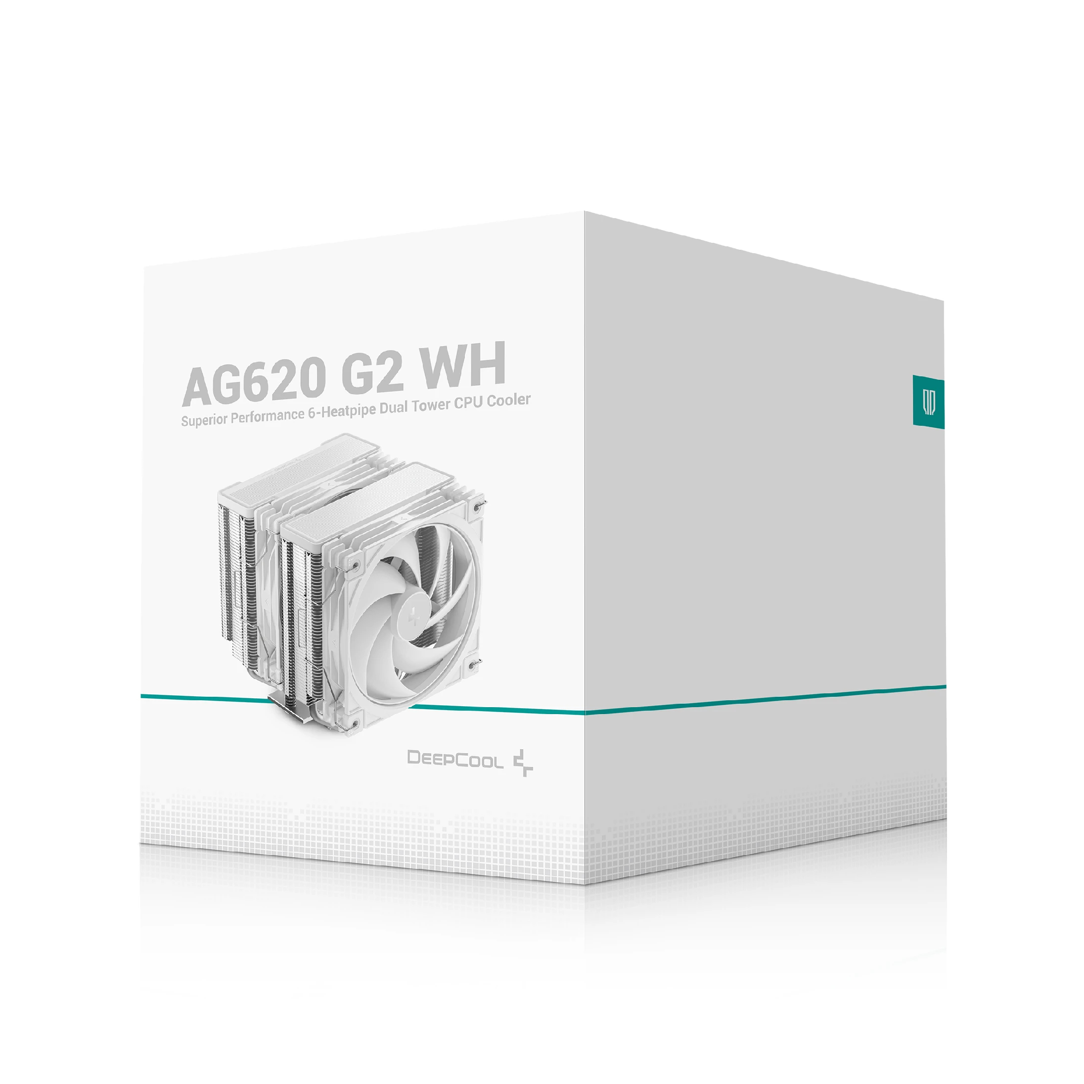 DeepCool охладител CPU Cooler AG620 G2 WH - Dual-Tower - LGA1851/AM5