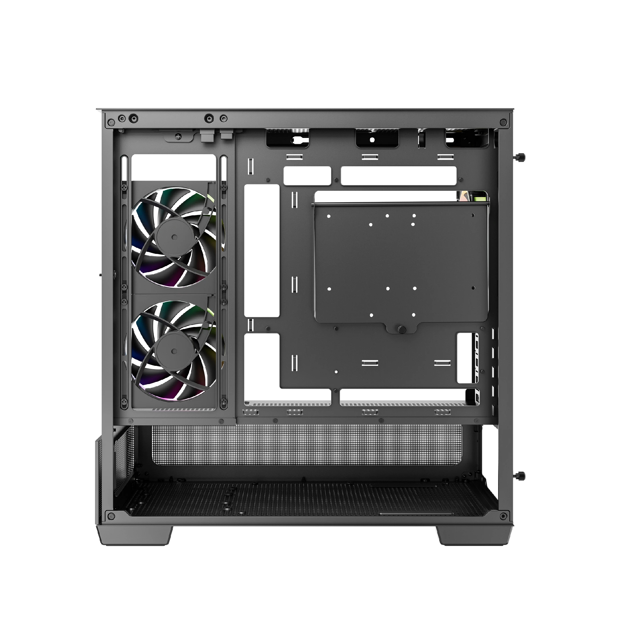 DeepCool кутия Case ATX - CG380U 3F - 3 ARGB Fans, USB-C
