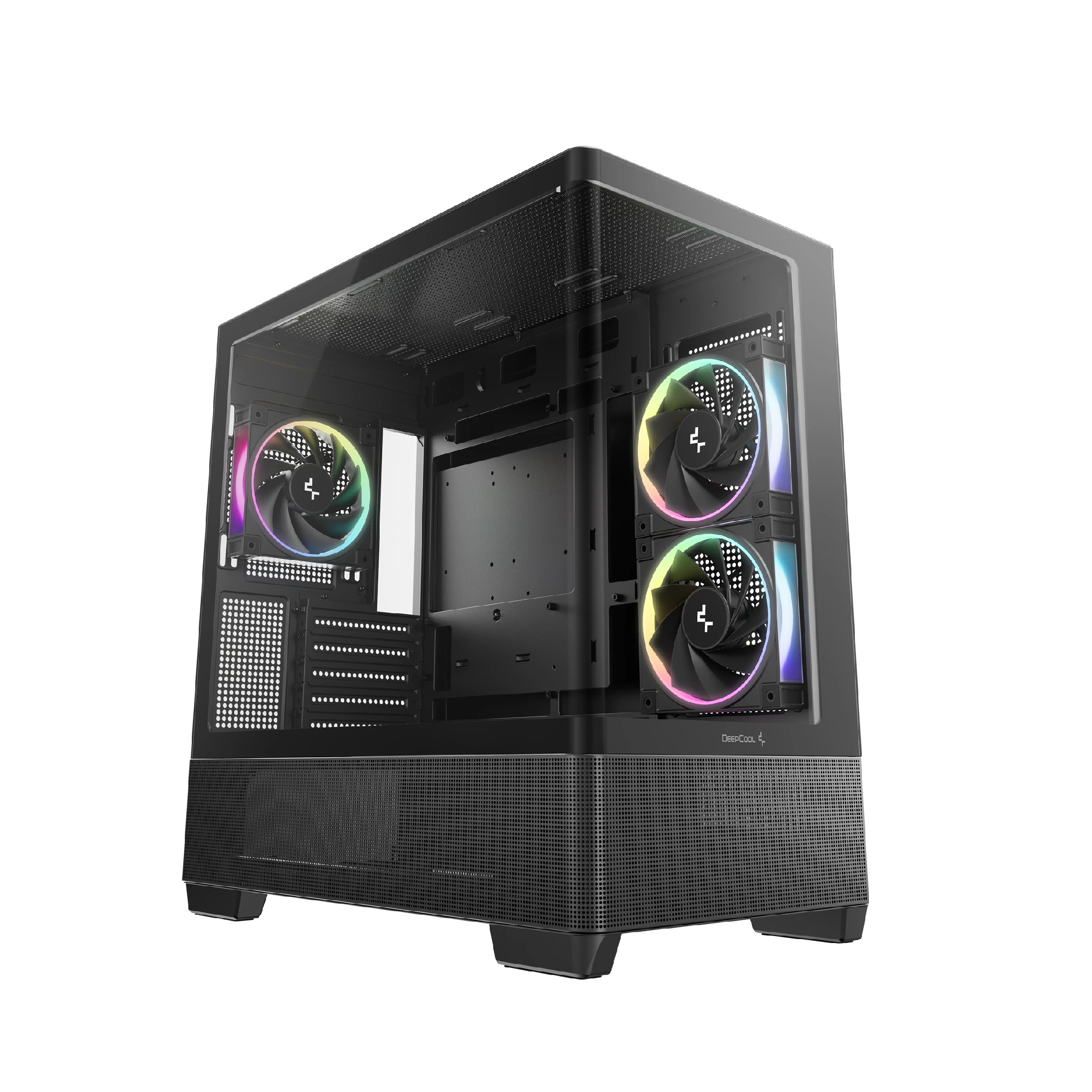 DeepCool кутия Case ATX - CG380U 3F - 3 ARGB Fans, USB-C