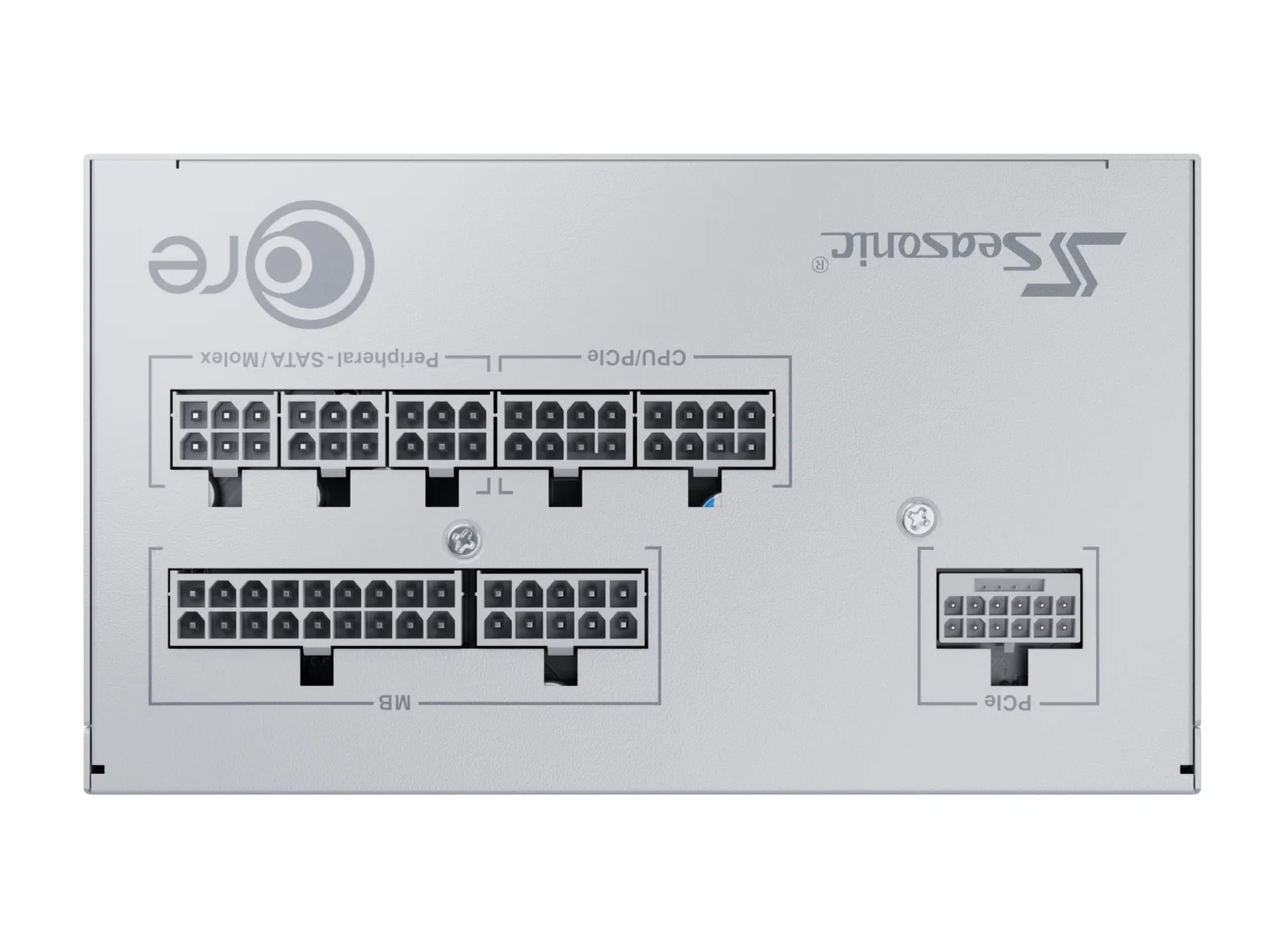Seasonic захранване PSU ATX 3.1 650W Gold, Full Modular, PCIe 5.1 - CORE GX-650 V2 White - SRP-CGX651-A5A32SF-W