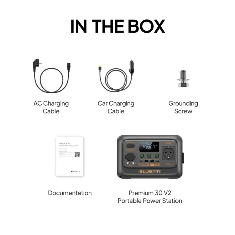 Bluetti Преносима електростанция Portable Power Station Premium 30 V2