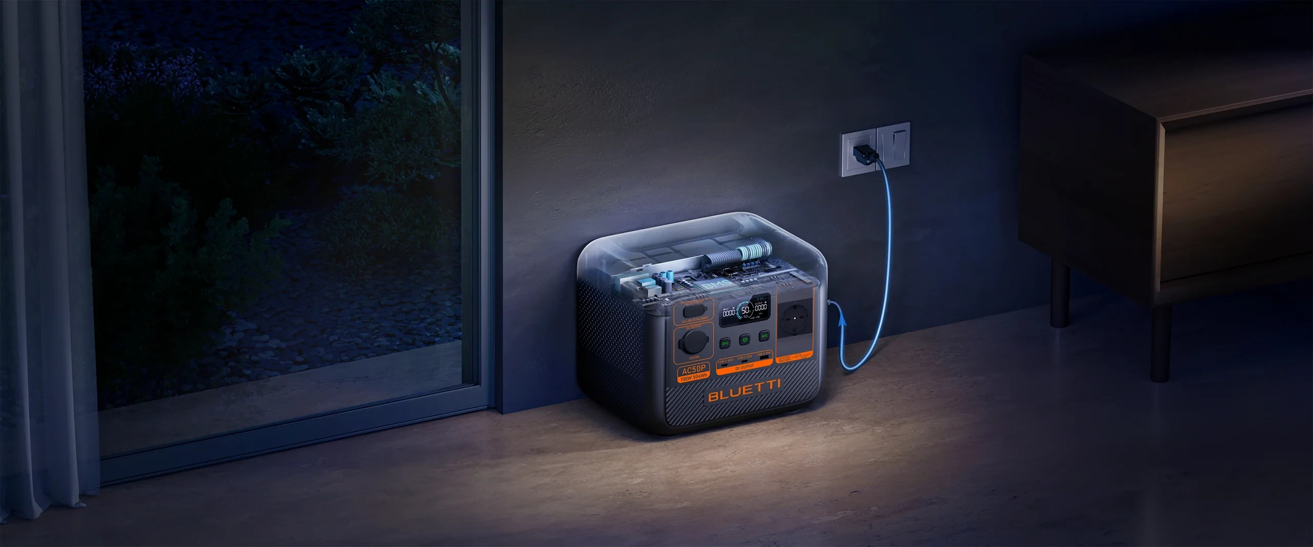 Bluetti Преносима електростанция Portable Power Station Premium 50 (AC50P)