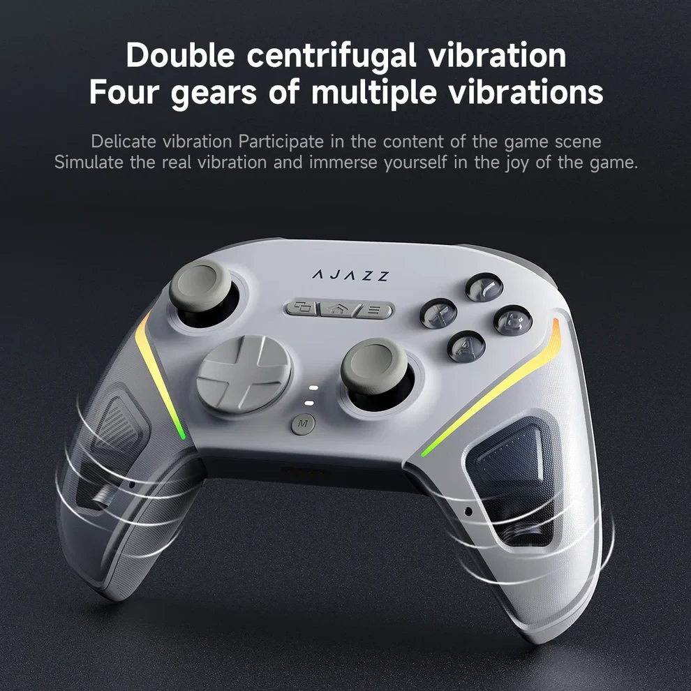 Ajazz геймпад Gamepad GP100 NS - Wireless, Bluetooth, 1000Hz - White