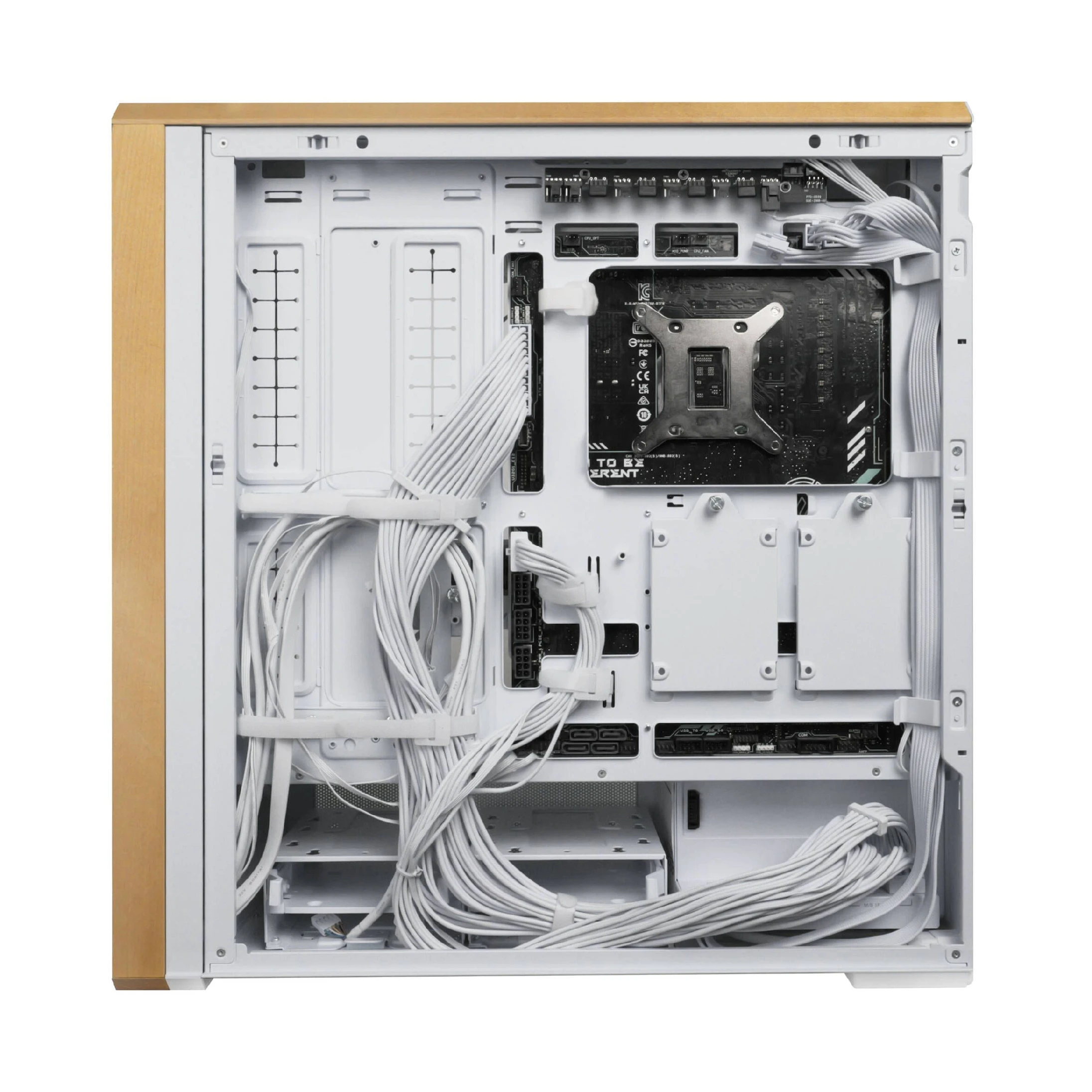 Lian Li кутия Case ATX - LANCOOL 217 WOOD - White