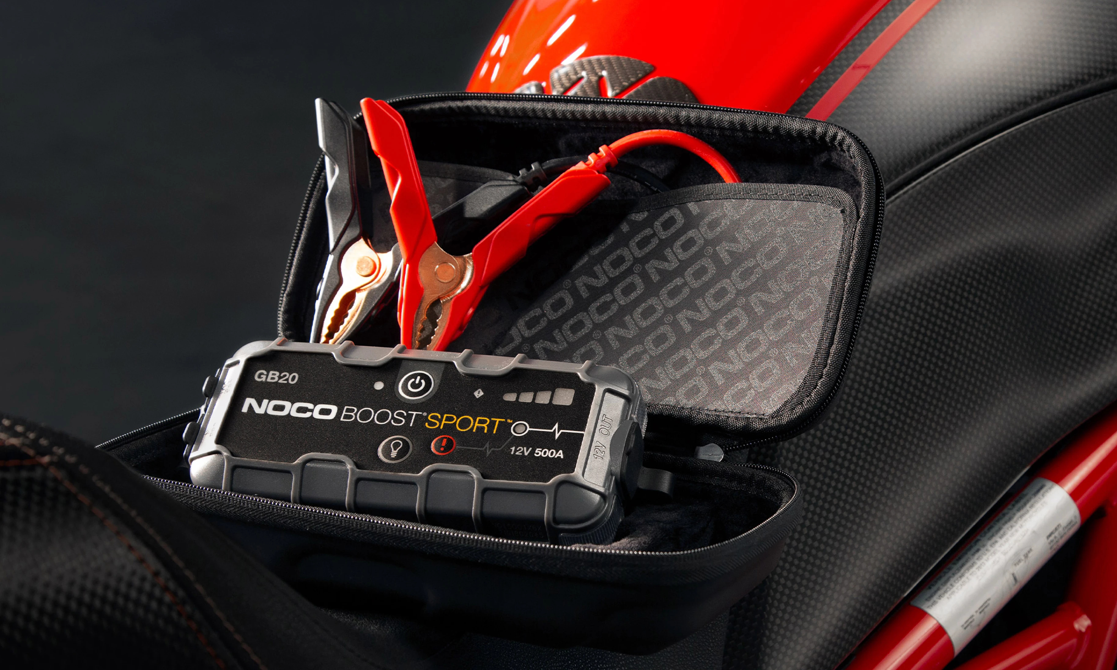 NOCO мултифункционален стартер за автомобил Jump Starter - BOOST SPORT ULTRASAFE GB20 - 500A, 12V