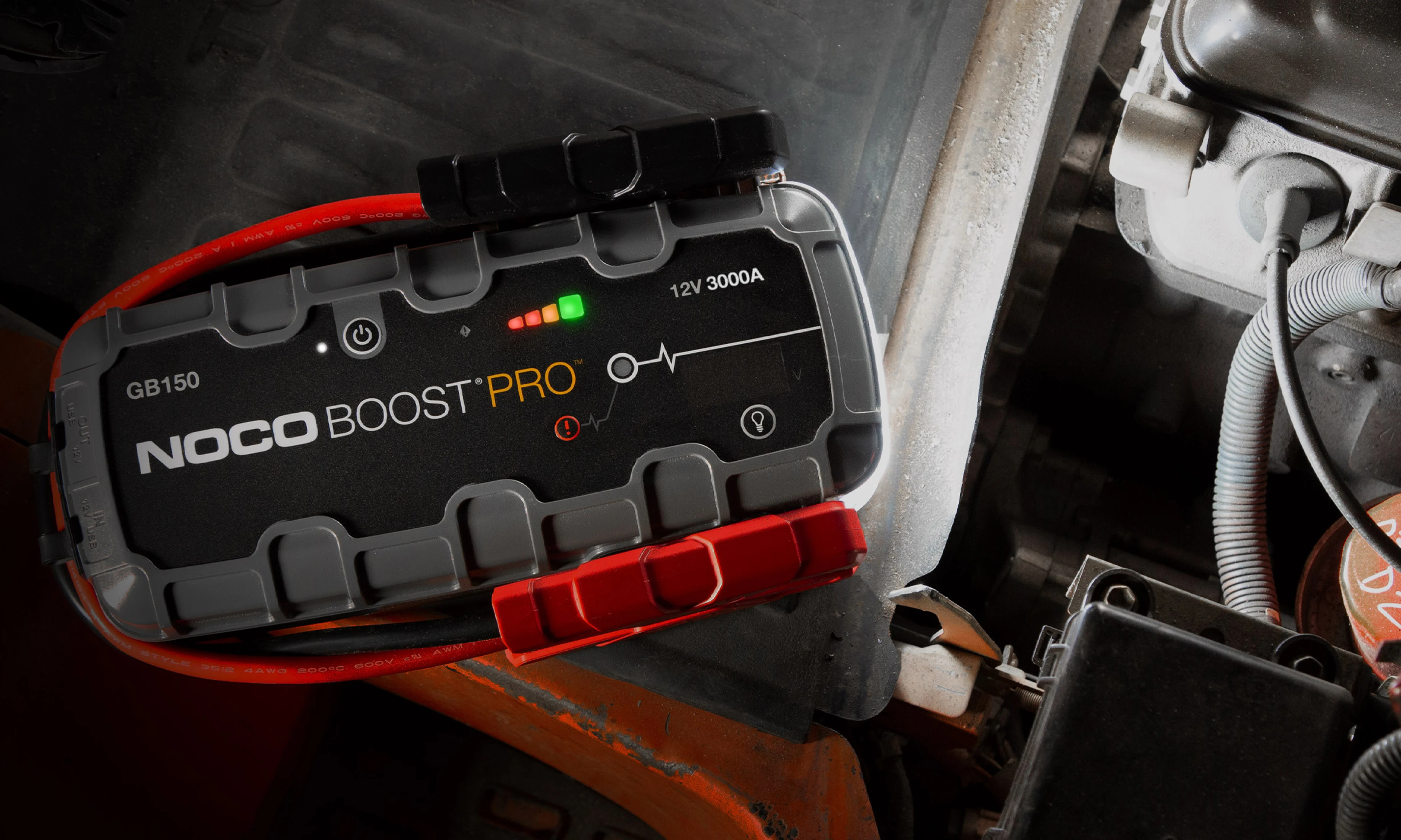 NOCO мултифункционален стартер за автомобил Jump Starter - BOOST HD GB70 - 2000A, 12V