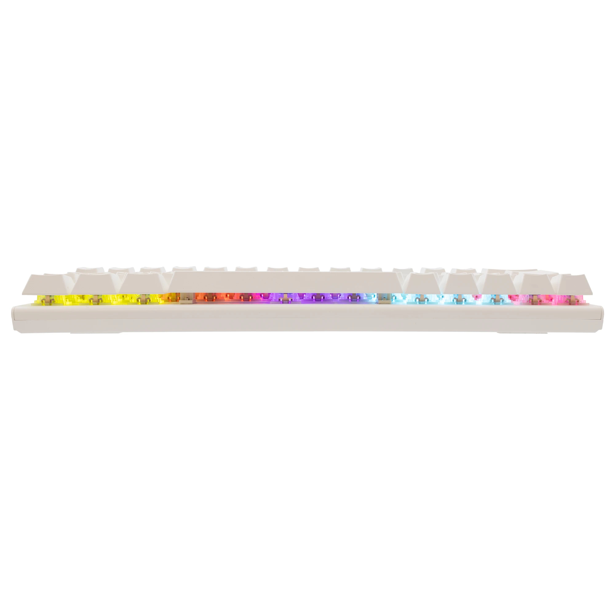 White Shark геймърска механична клавиатура Gaming Mechanical Keyboard WAKIZASHI 2 - Blue Switches (English US), White