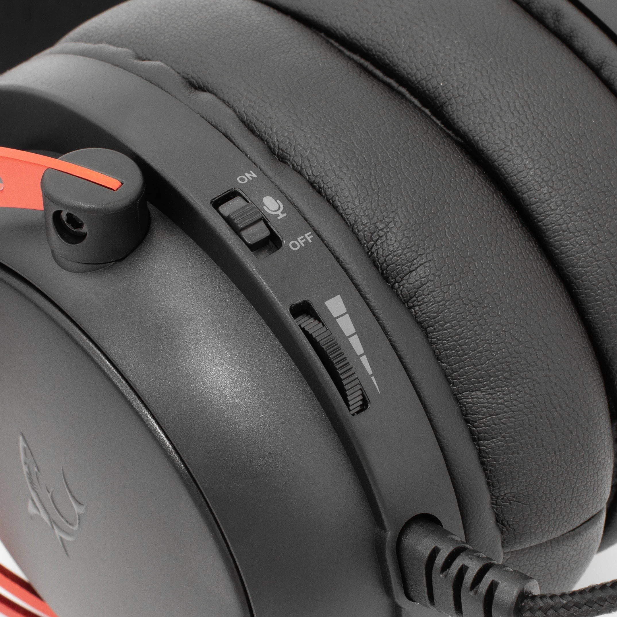 White Shark геймърски слушалки Gaming Headphones GORILLA BLACK/RED - 53mm, Stereo 2.0