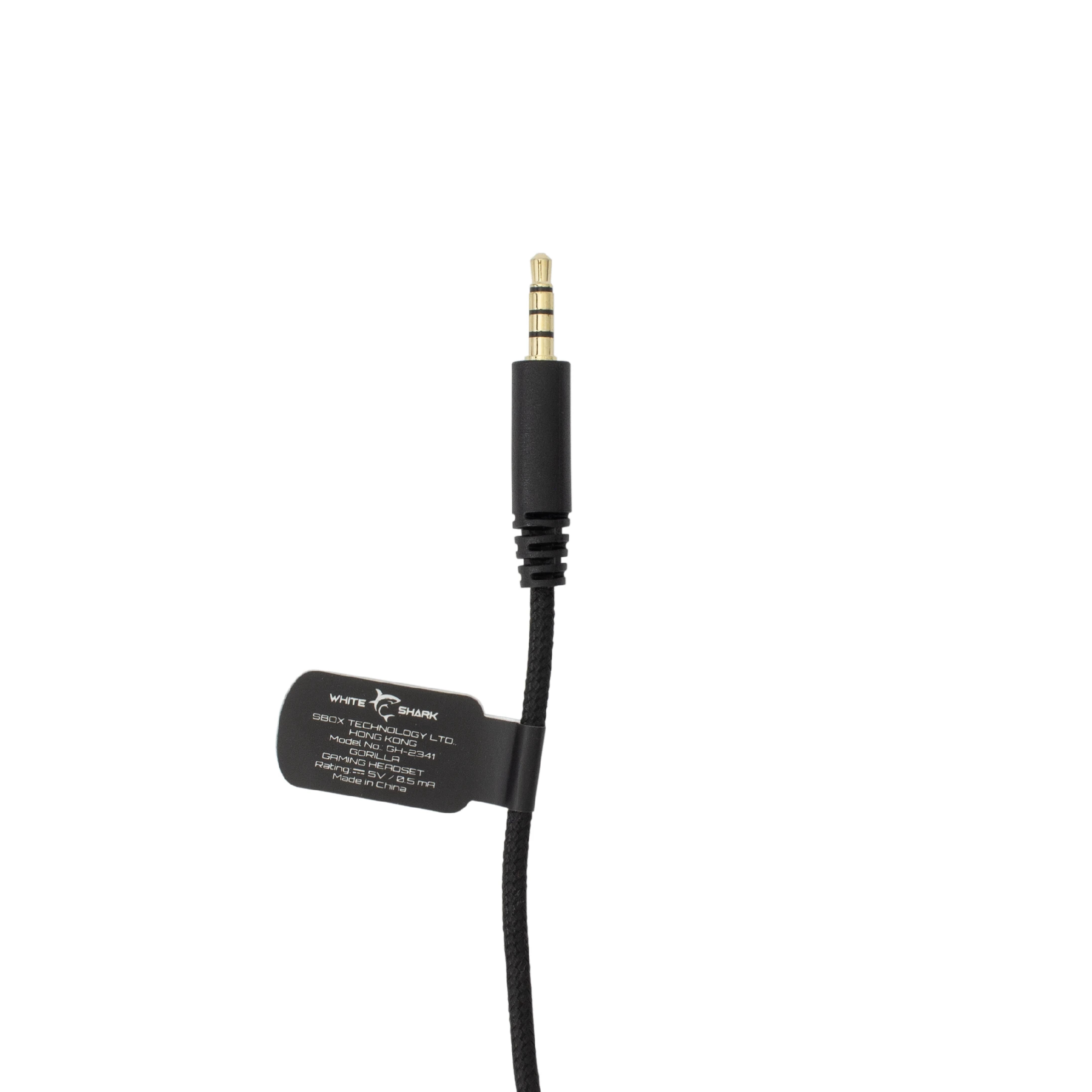 White Shark геймърски слушалки Gaming Headphones GORILLA BLACK/RED - 53mm, Stereo 2.0