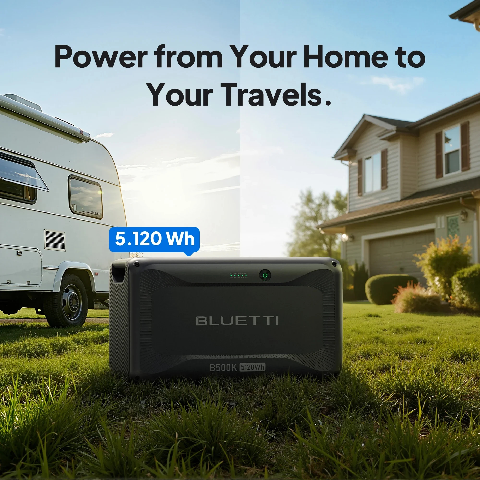 Bluetti Допълнителна батерия B500K Expansion Battery 5120Wh
