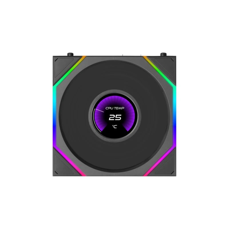 Lian Li вентилатор Fan 120mm - UNI FAN TL LCD FLEX - Black, Reverse
