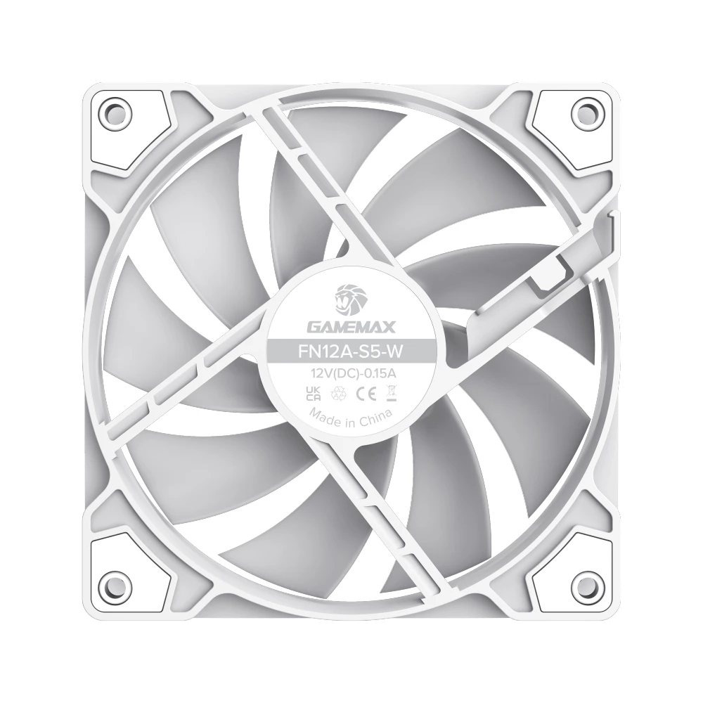 Gamemax вентилатор Fan 120mm - FN12A-S5-W - Addressable RGB