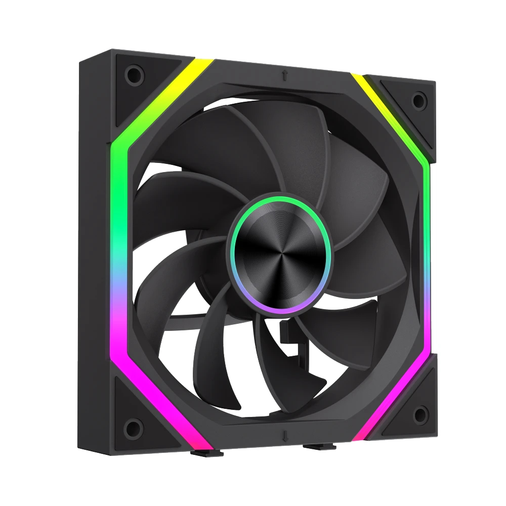 Gamemax Комплект вентилатори Fan Pack 3-in-1 3x120mm - FN12A-N2 WL-R - Reverse, Daisy-Chain, A-RGB