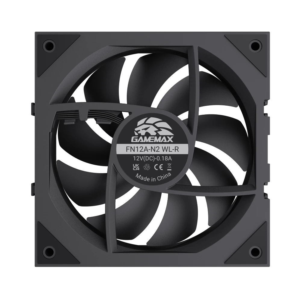 Gamemax Комплект вентилатори Fan Pack 3-in-1 3x120mm - FN12A-N2 WL-R - Reverse, Daisy-Chain, A-RGB