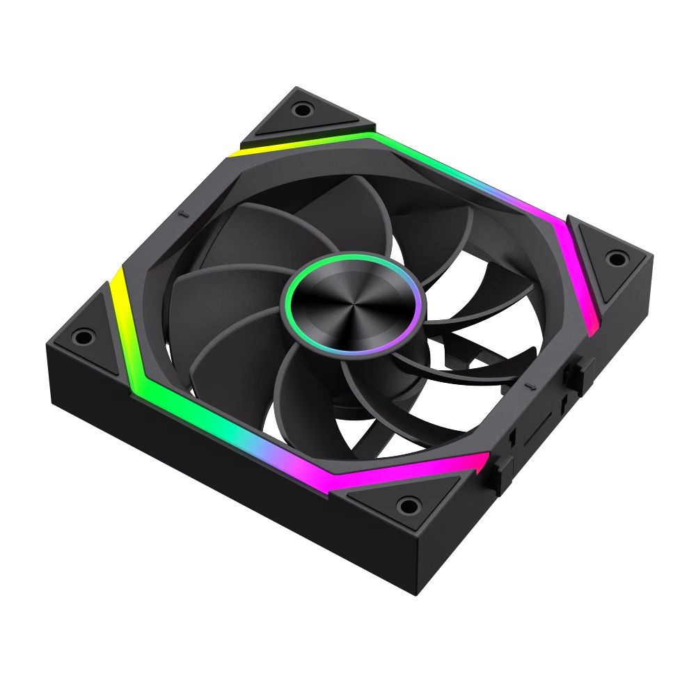Gamemax Комплект вентилатори Fan Pack 3-in-1 3x120mm - FN12A-N2 WL-R - Reverse, Daisy-Chain, A-RGB