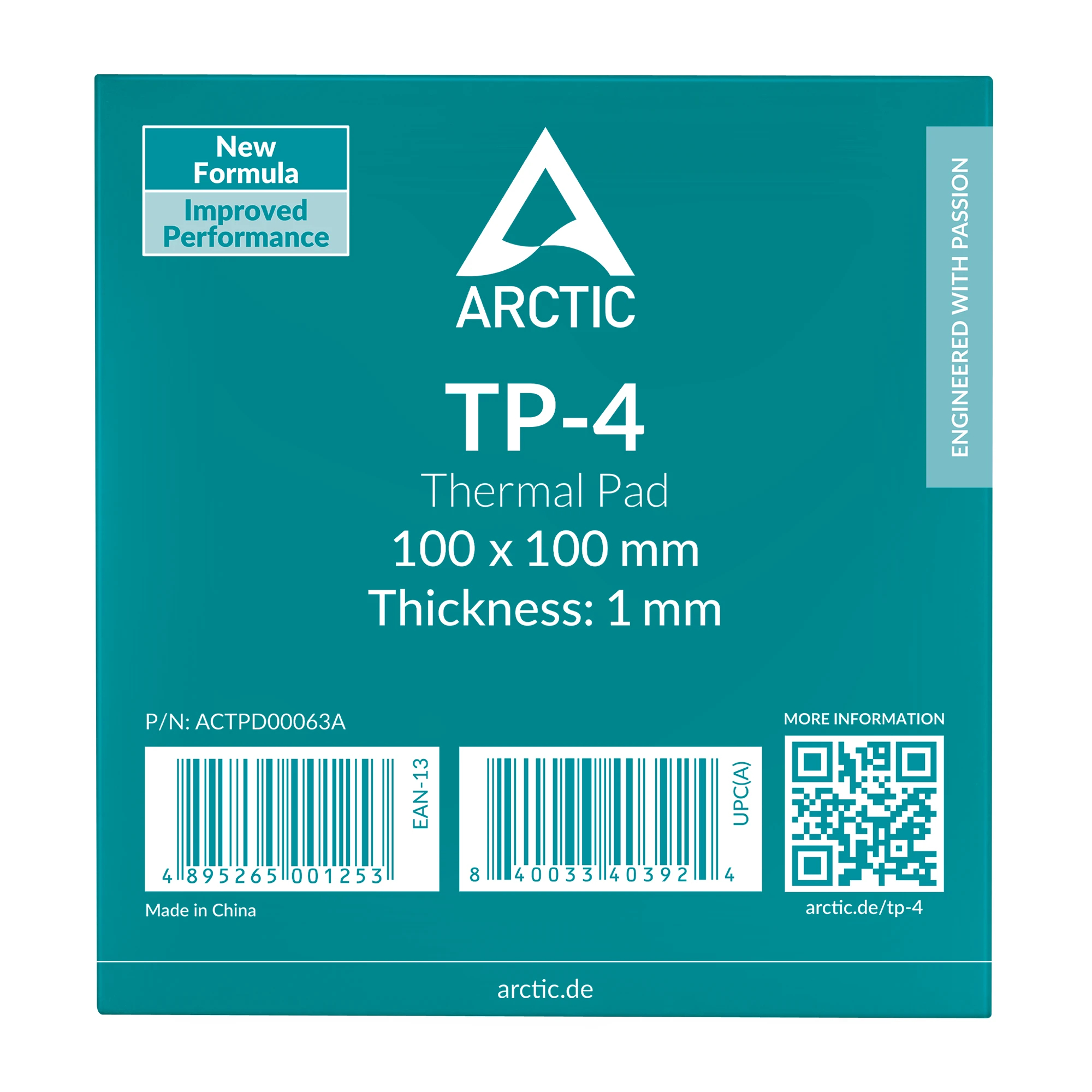 Arctic Термопад Thermal pad TP-4 100x100mm, 1.0mm