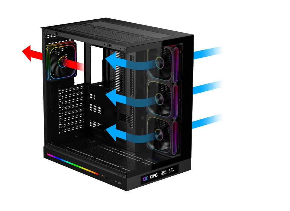 Xigmatek кутия Case EATX - Cloud DGT