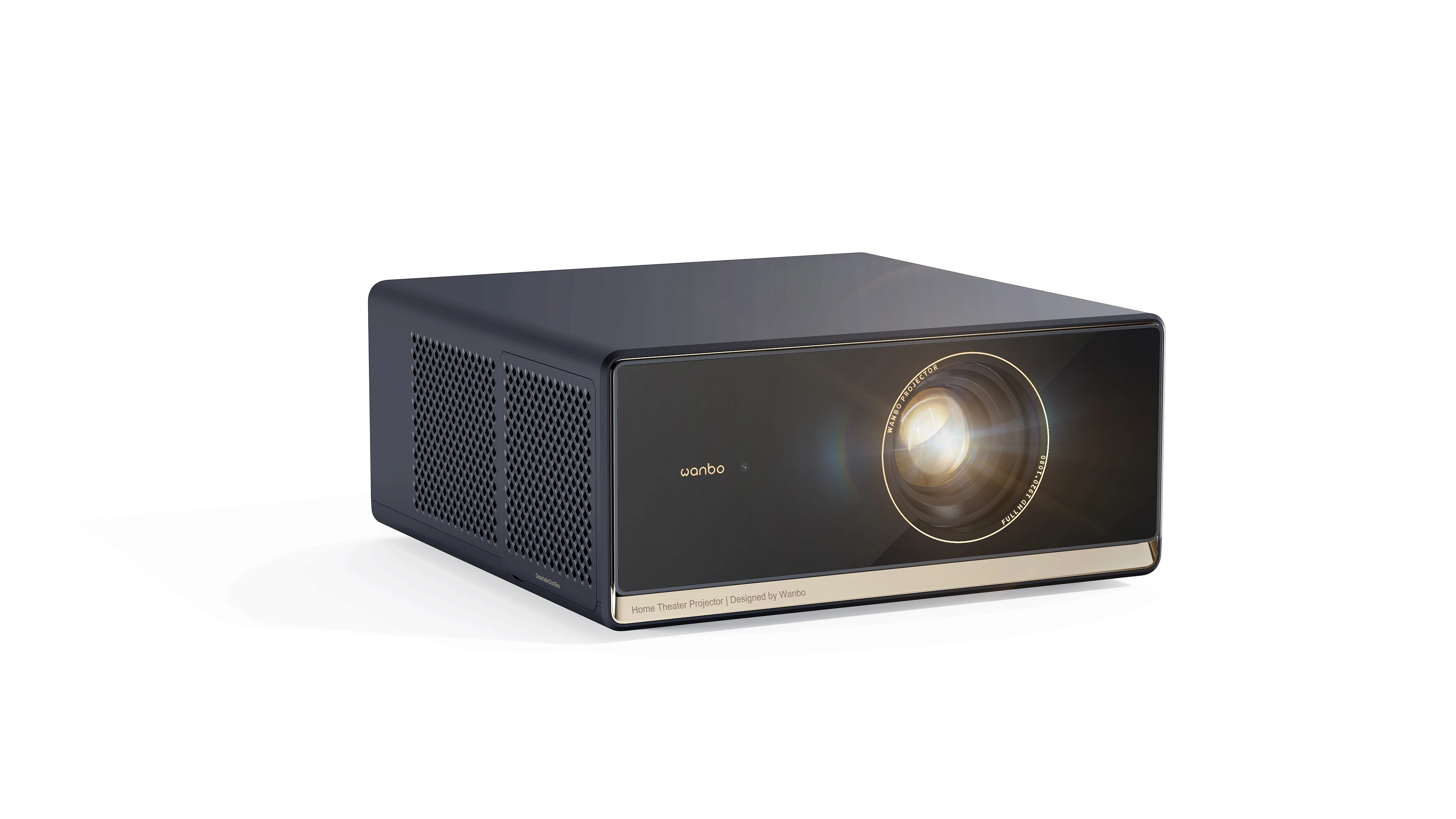 Wanbo преносим смарт проектор Portable Smart Projector - X5 Pro - Dark Blue, 4K, 1100 ANSI, HDR10, Google TV,