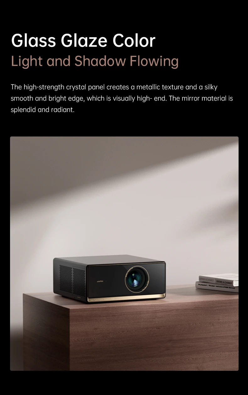 Wanbo преносим смарт проектор Portable Smart Projector - X5 Pro - Dark Blue, 4K, 1100 ANSI, HDR10, Google TV,