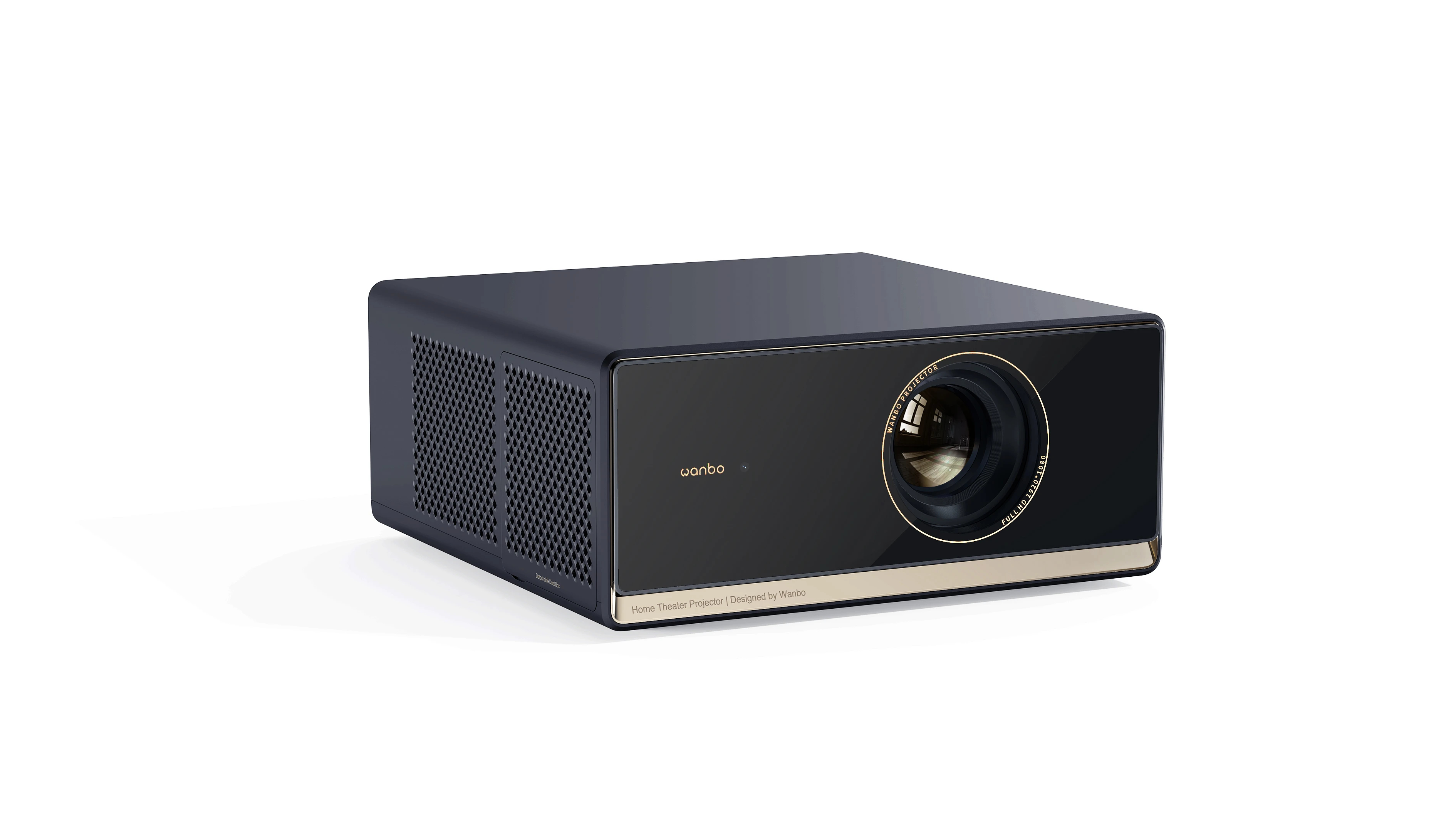 Wanbo преносим смарт проектор Portable Smart Projector - X5 Pro - Dark Blue, 4K, 1100 ANSI, HDR10, Google TV,