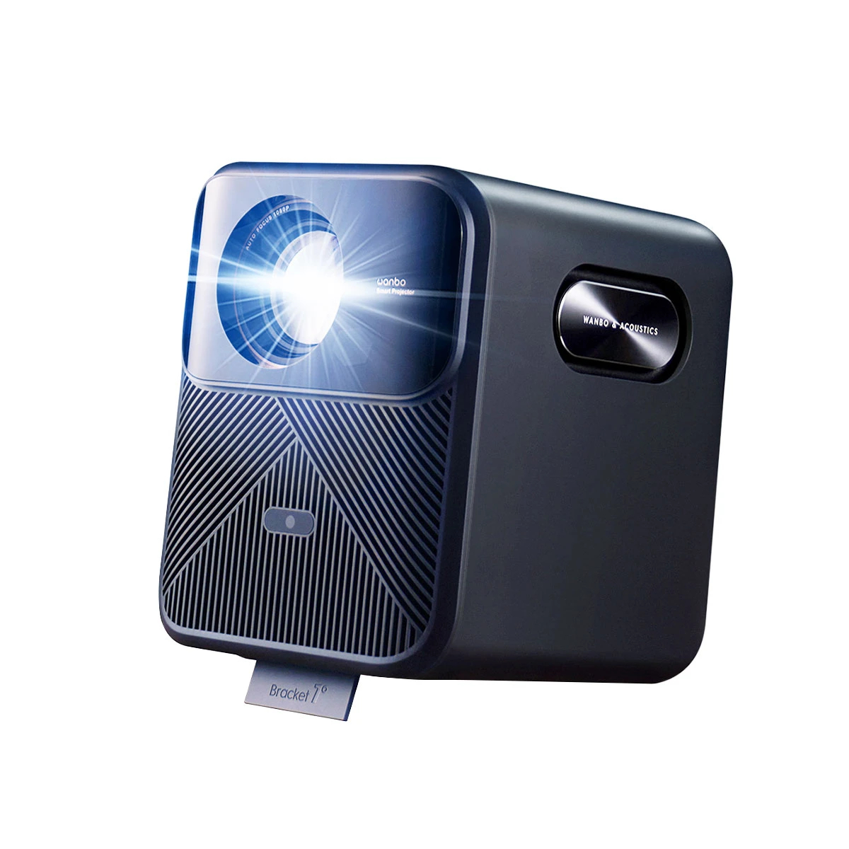 Wanbo преносим смарт проектор Portable Smart Projector - Mozart 1 S - Deep Night, 8K, 1200 ANSI, HDR10, VIDAA OS, Dolby Audio