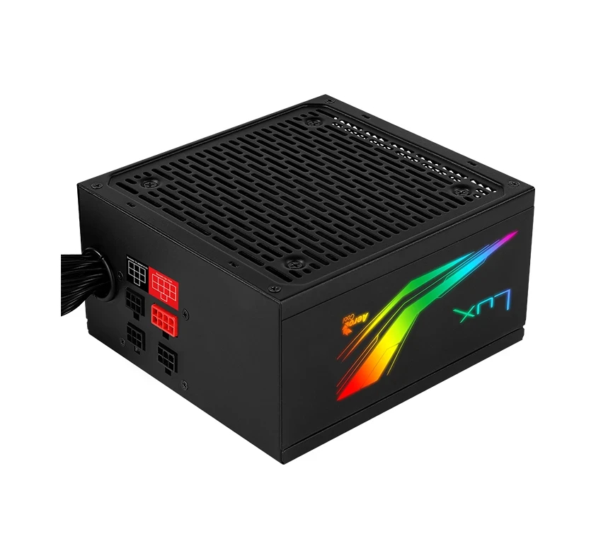 AeroCool захранване PSU 650W - 80+ Bronze, Semi-Modular LUX RGB 650M - ACPB-LM65AEC.11