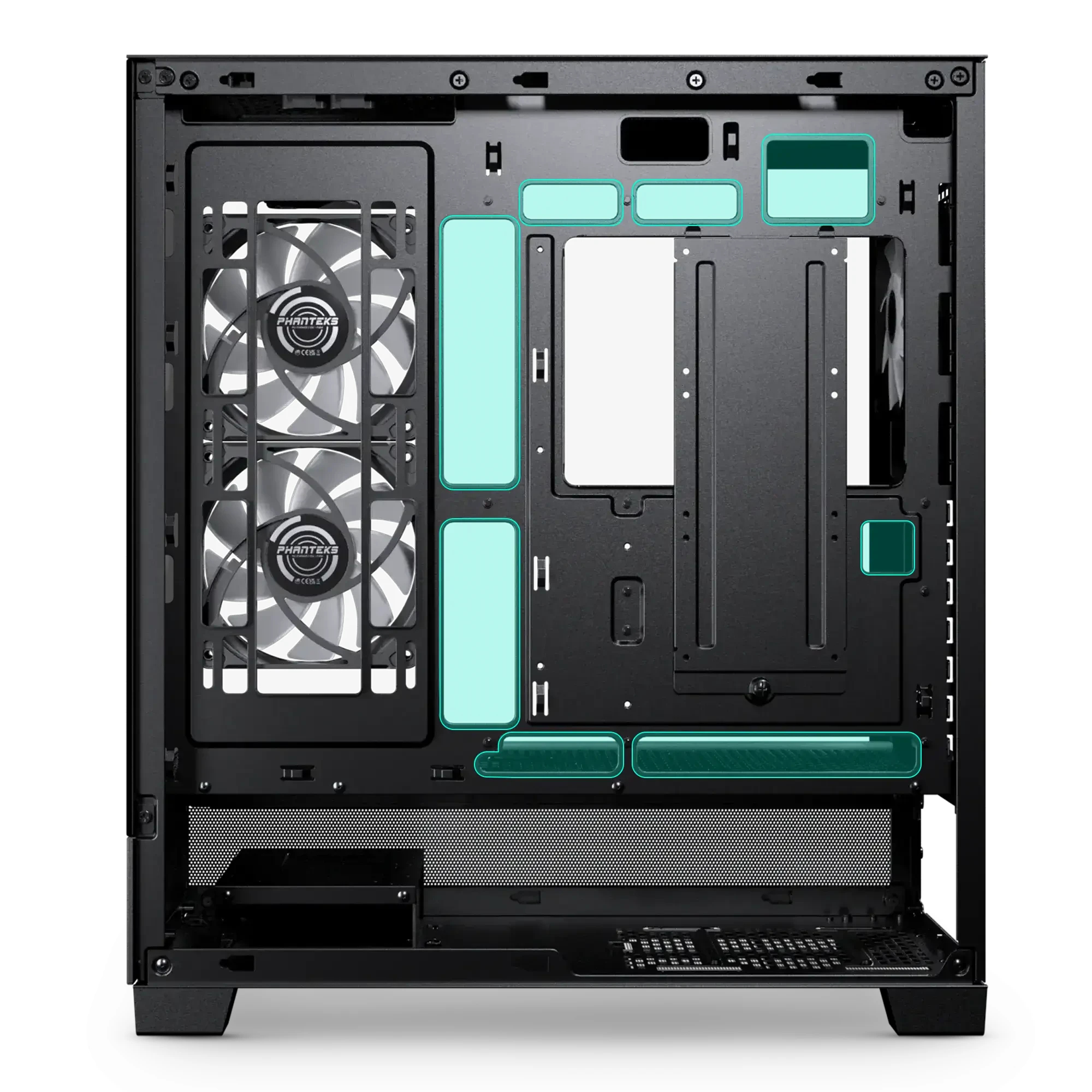 Phanteks кутия Case E-ATX - XT View Black