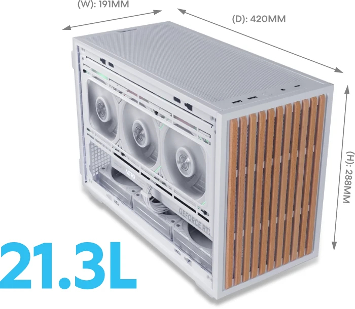 Lian Li кутия Case mATX - DAN Cases B4 - White