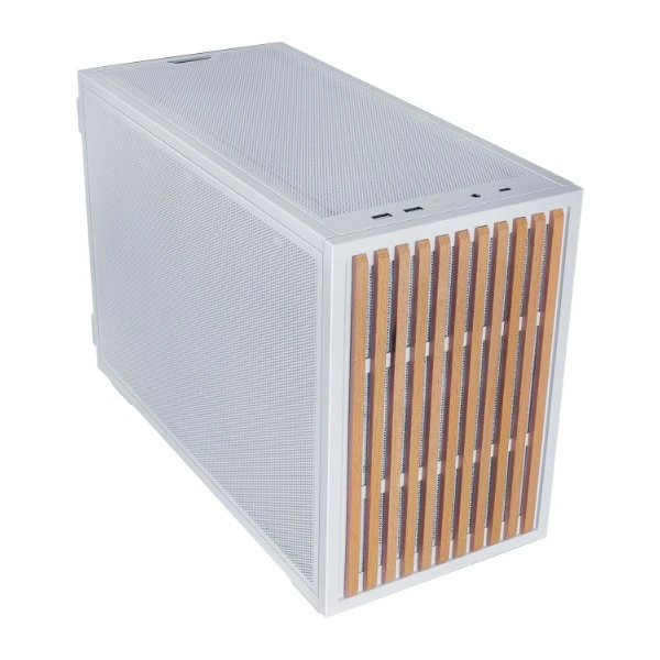 Lian Li кутия Case mATX - DAN Cases B4 Wood Edition - White