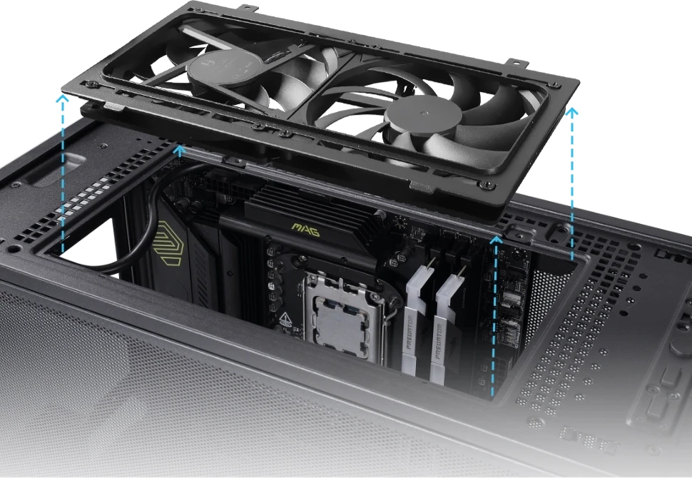 Lian Li кутия Case mATX - DAN Cases B4 Wood Edition - White