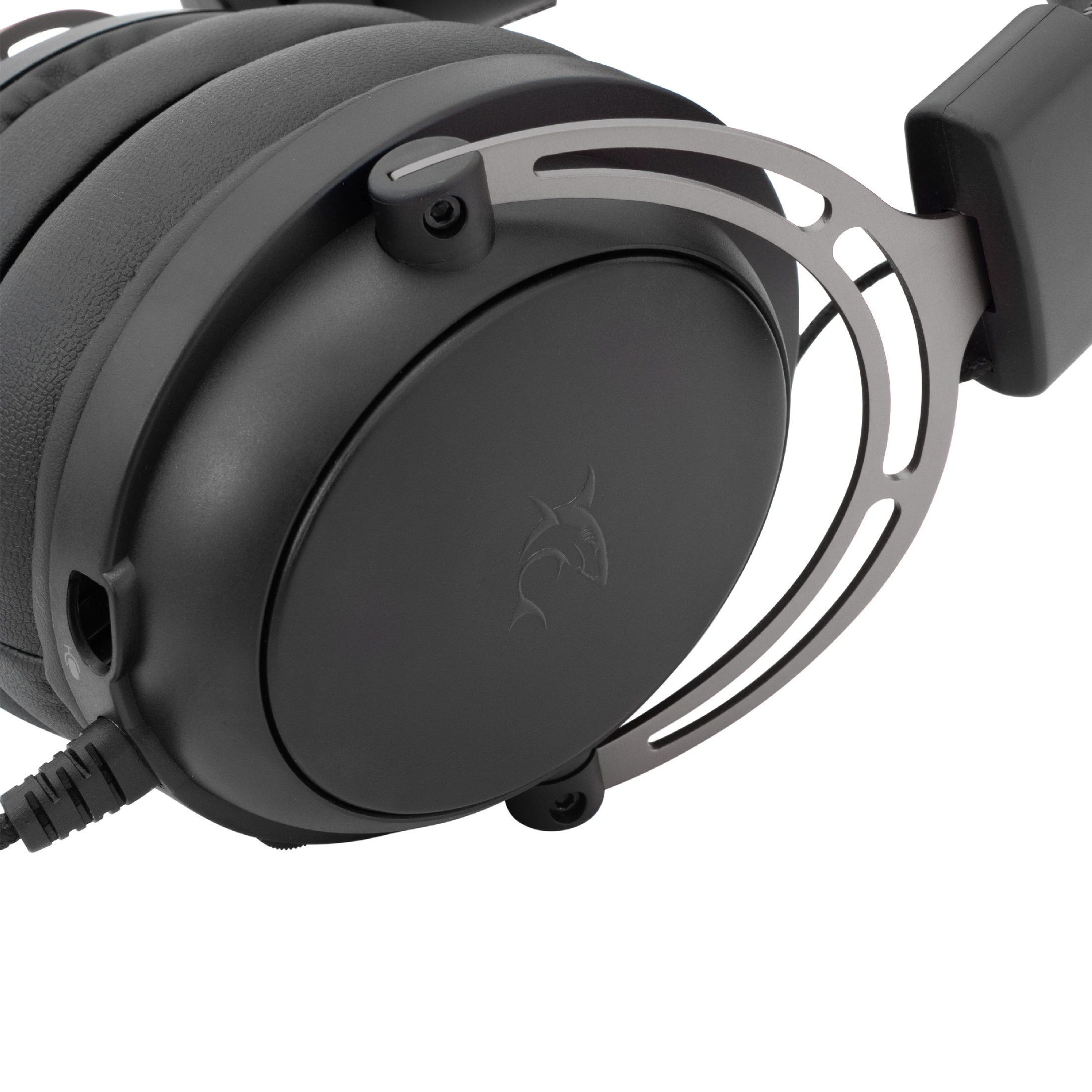 White Shark геймърски слушалки Gaming Headphones GORILLA BLACK/GREY - 53mm, Stereo 2.0
