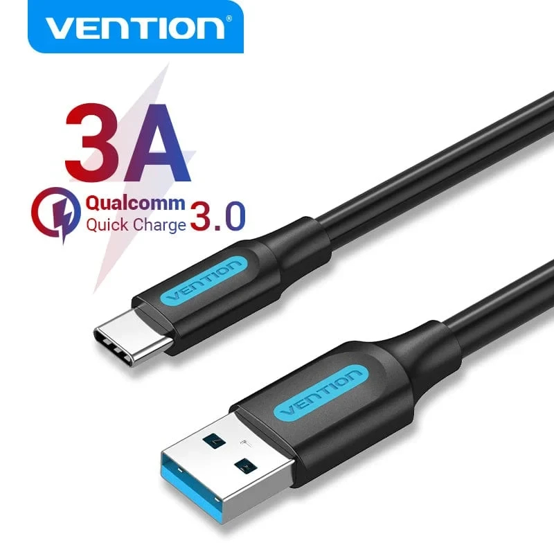 Vention Кабел USB 3.0 A M / USB-C M 0.25m - COZBC
