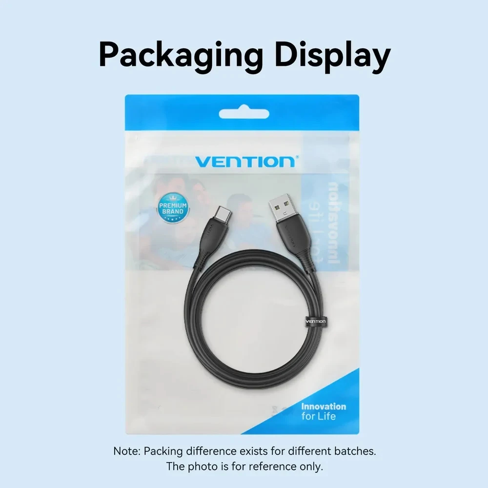 Vention Кабел USB 2.0 AM / USB-C M 0.25m - CTWWC