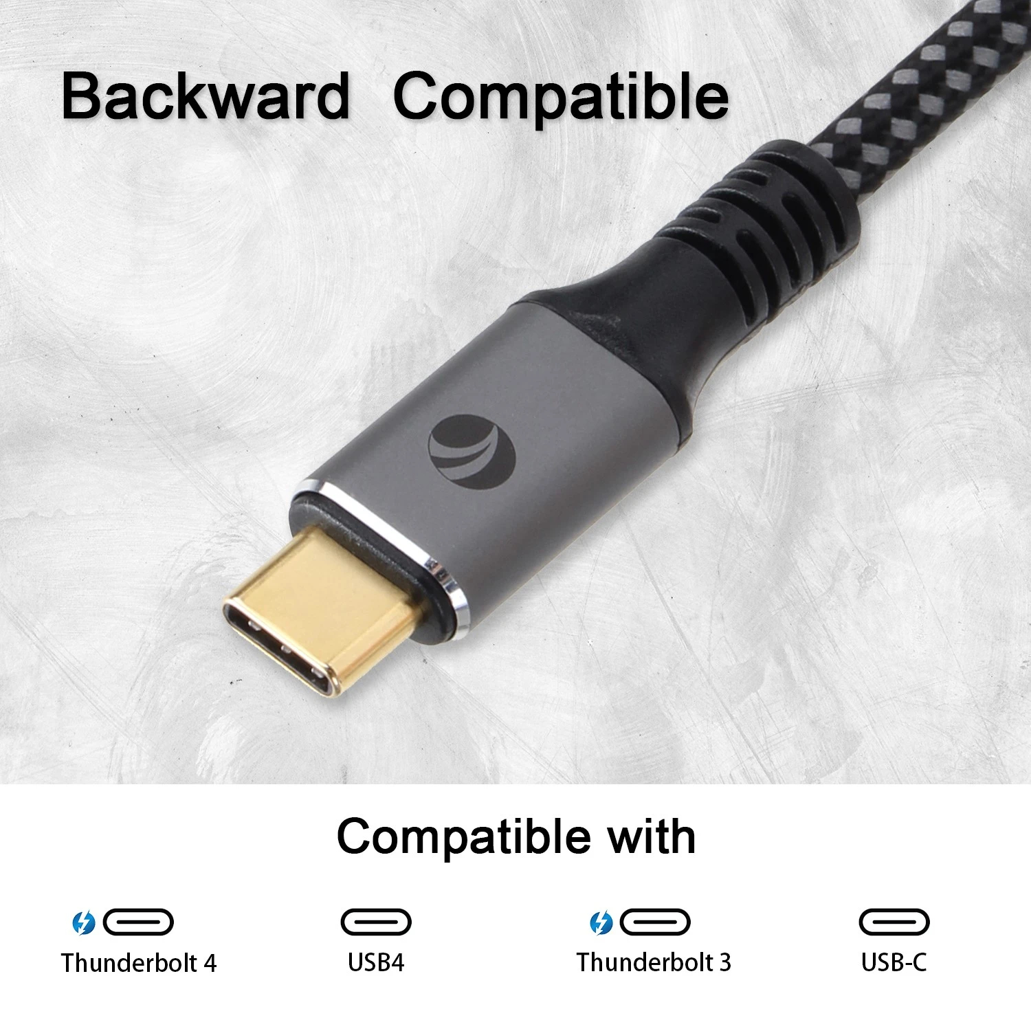 VCom кабел USB4.0 Type-C/Type-C 40Gbps, 240W - CU541M-1.2