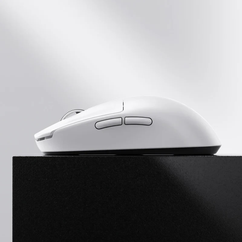 MCHOSE професионална геймърска мишка L7 Pro White - Wireless Gaming Mouse - Dual 8K, Kailh Optical