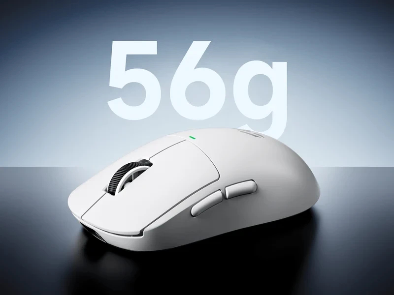 MCHOSE професионална геймърска мишка A5 V3 Black - Ultralight 8K Wireless Mouse, Omron Mechanical Switches