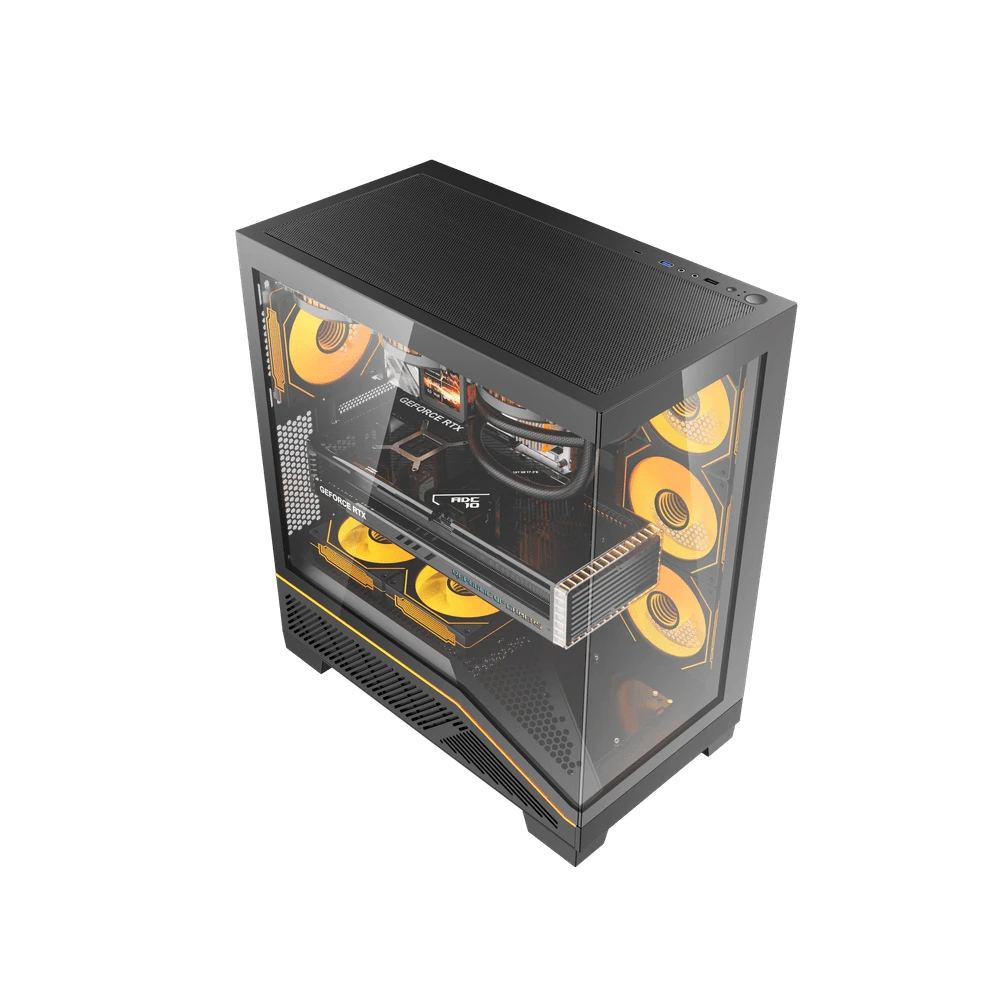 Darkflash кутия Case ATX - K430 Black - 6 x 120 mm A-RGB fans included, USB-C